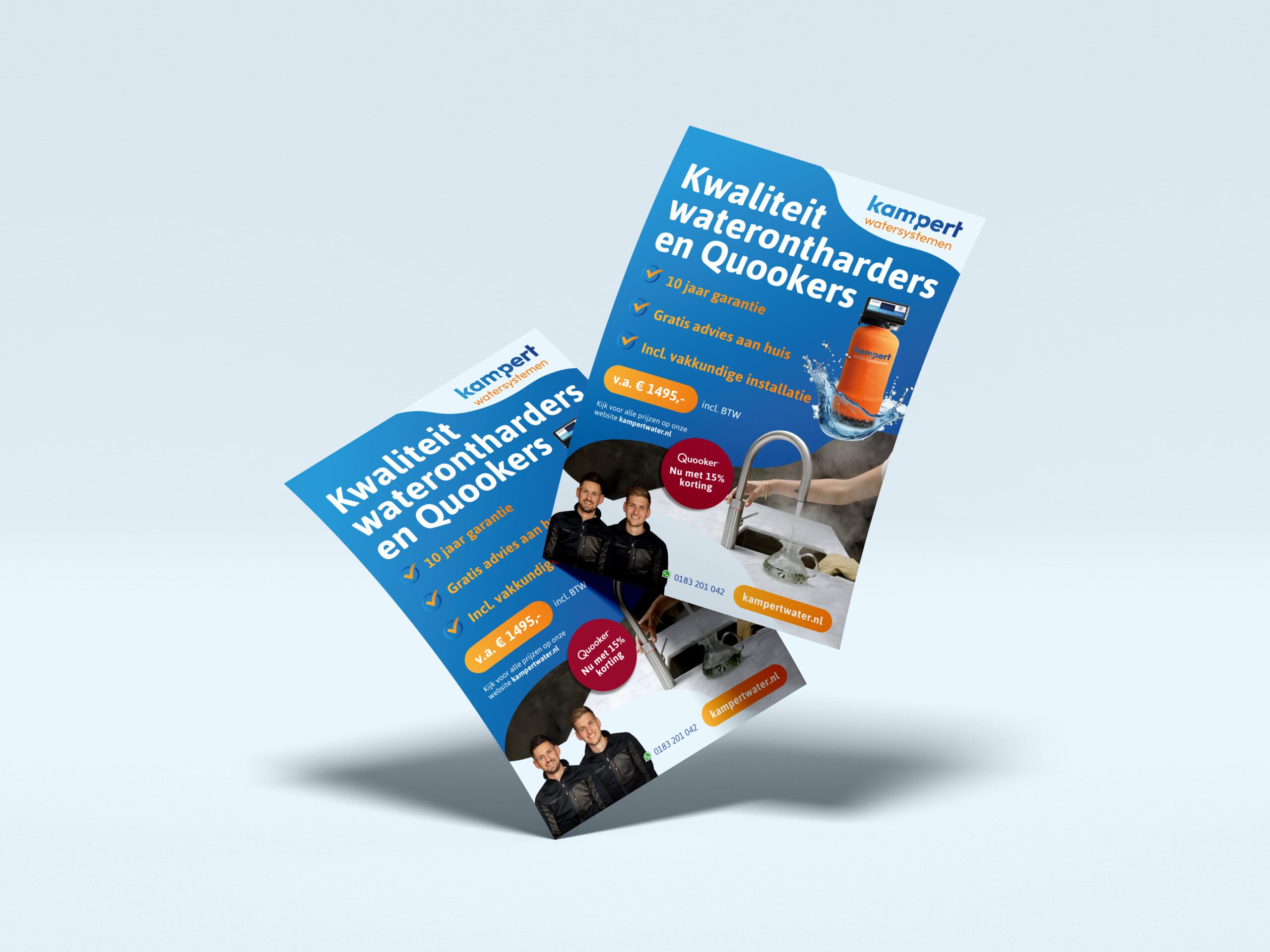 Free Floating Curved A4 Flyer Mockup