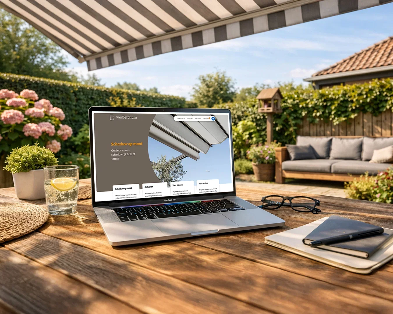Van Berchum Zonwering 50 jarig jubileum website