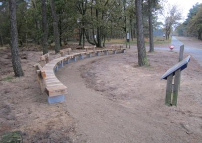 Gebogen bank Loonse en Drunense duinen