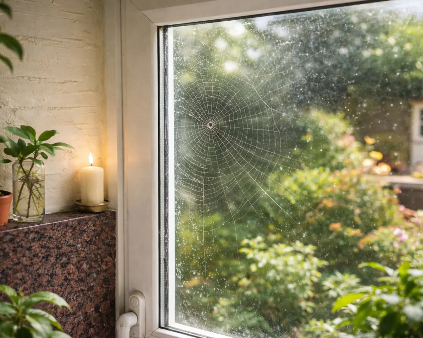 Spinnenweb-huis