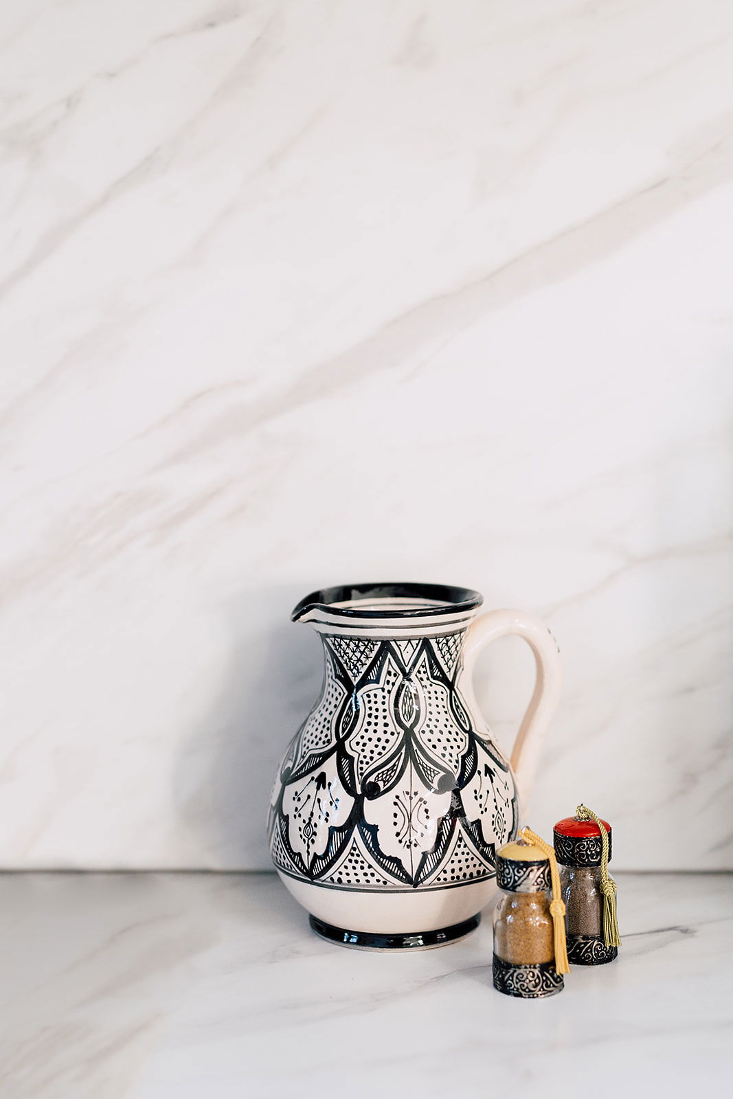 Zwart-wit kan incl. kruidenset