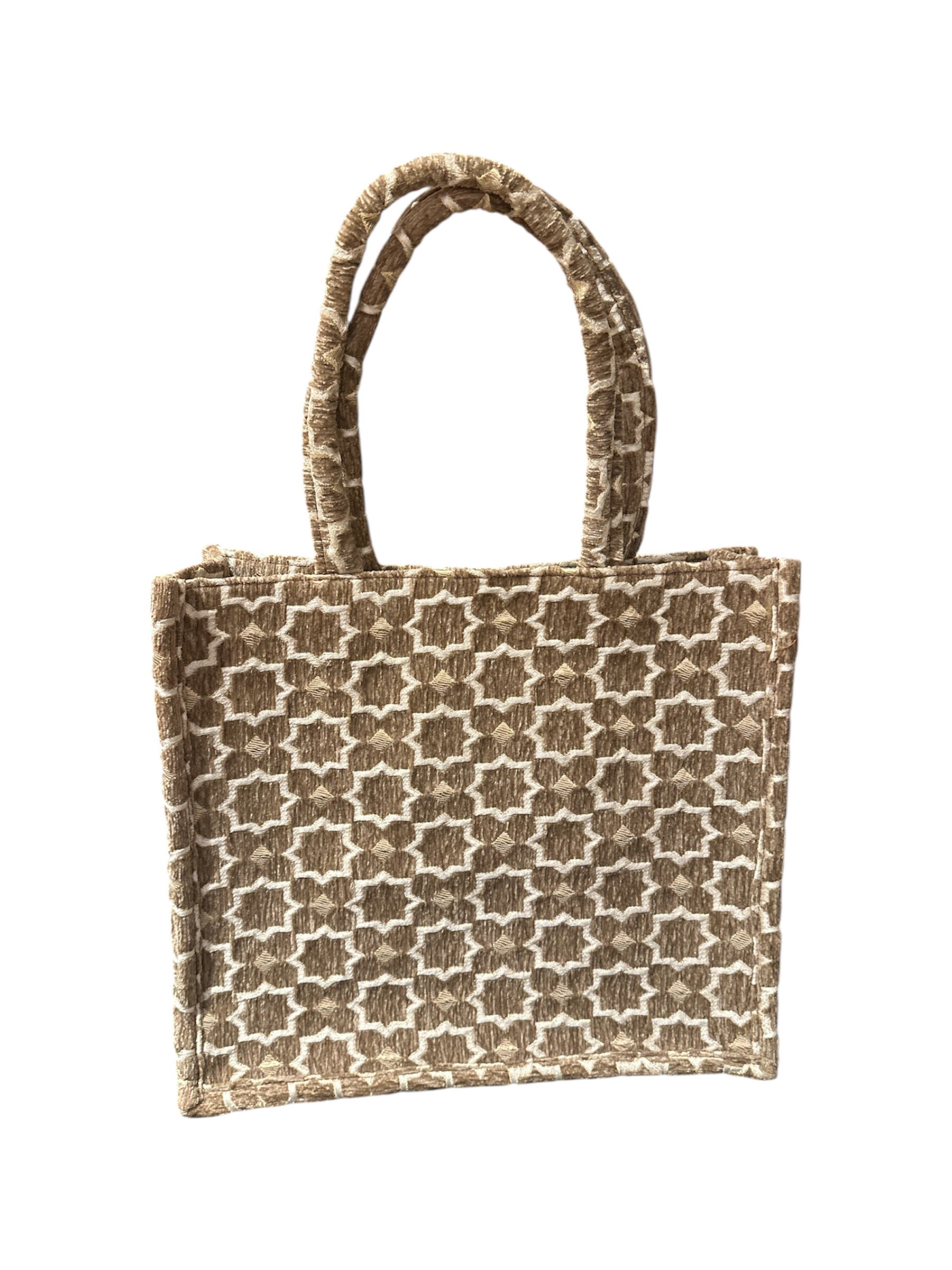 SHOPPER MARRAKECH GRIJS/BEIGE