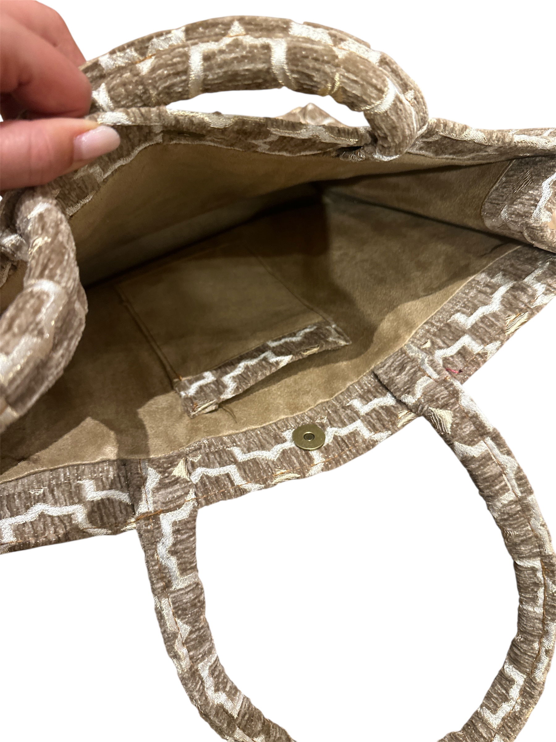 SHOPPER MARRAKECH GRIJS/BEIGE - Afbeelding 4