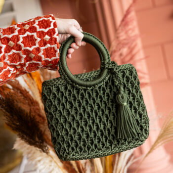 Shopper donkergroen