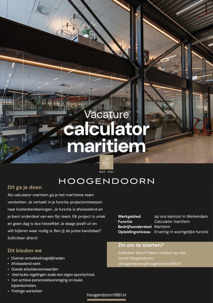 vacature calculator maritiem