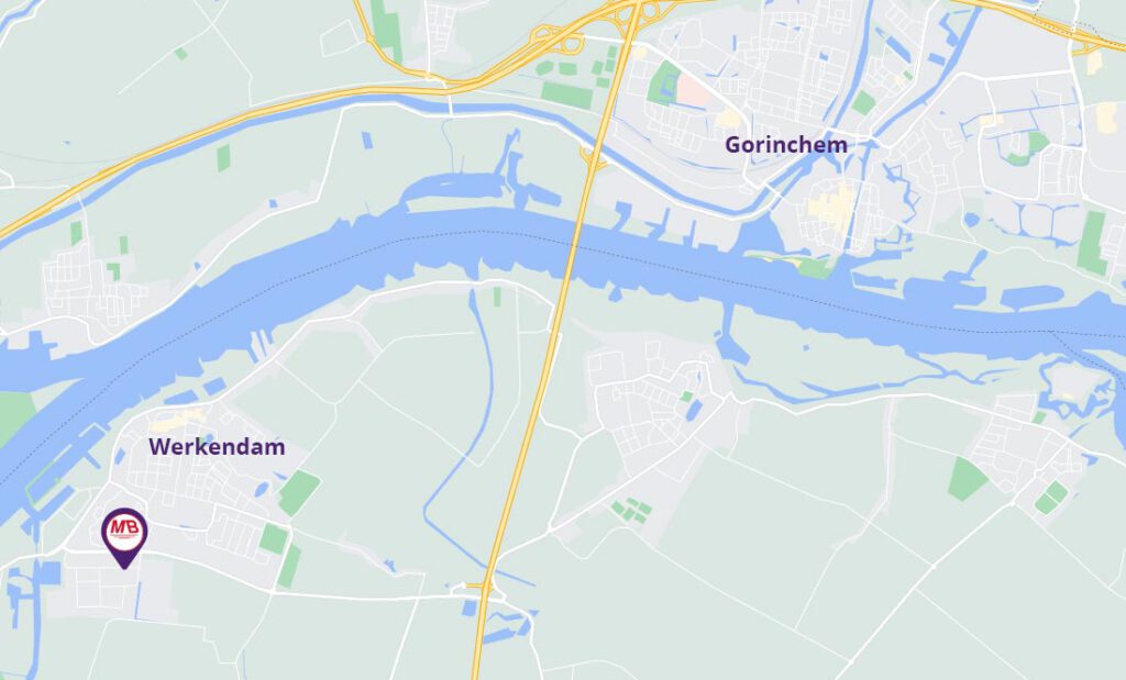 Badkamers in Gorinchem. Hup, de brug over en dan naar Middelkoop!