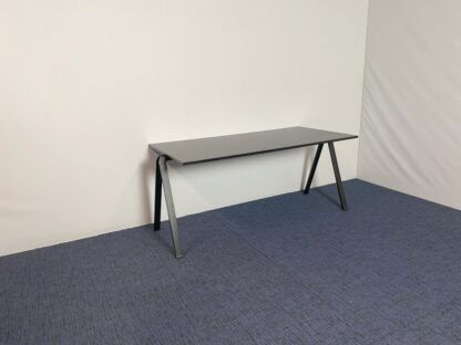 Vergadertafel Wiesner Hager Yuno, zwart, 160 x 80 cm. - Afbeelding 2