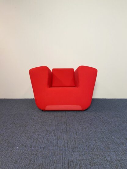 Fauteuil DUM Unkle+, design, rode stoffering - Afbeelding 2
