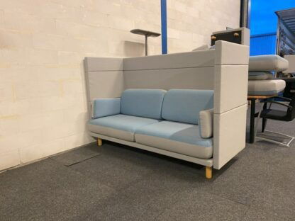 Akoestische lounge bankstel De Vorm Arnhem, grijs/blauw - Afbeelding 2