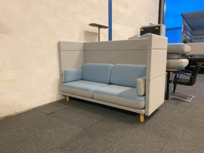 Akoestische lounge bankstel De Vorm Arnhem, grijs/blauw