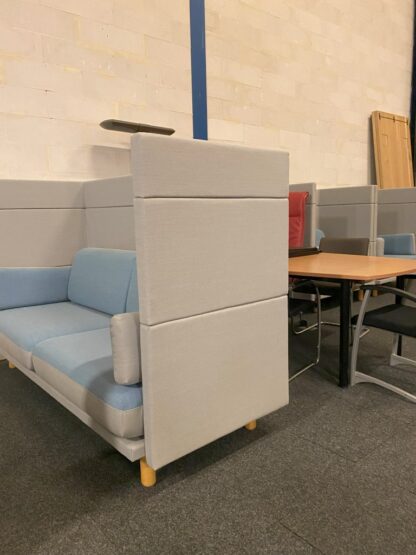 Akoestische lounge bankstel De Vorm Arnhem, grijs/blauw - Afbeelding 3