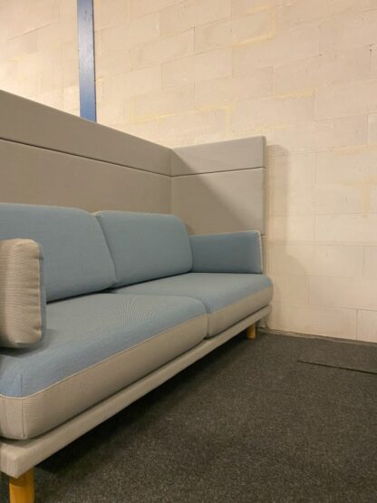 Akoestische lounge bankstel De Vorm Arnhem, grijs/blauw - Afbeelding 4