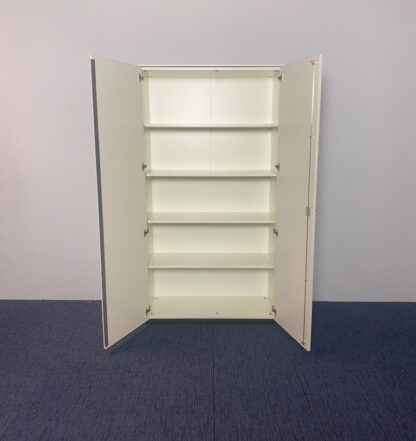 Klapdeurkast Bene, wit, H 190 x B 100 x D 45 cm. - Afbeelding 3