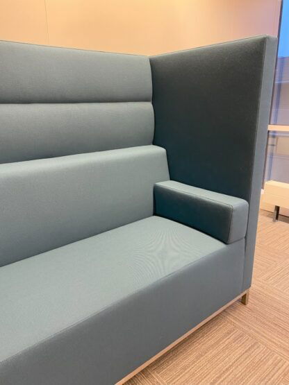Treinbank Ahrend Loungescape (akoestisch), lichtblauw, H 140 x B 160 x D 86 cm. - Afbeelding 5