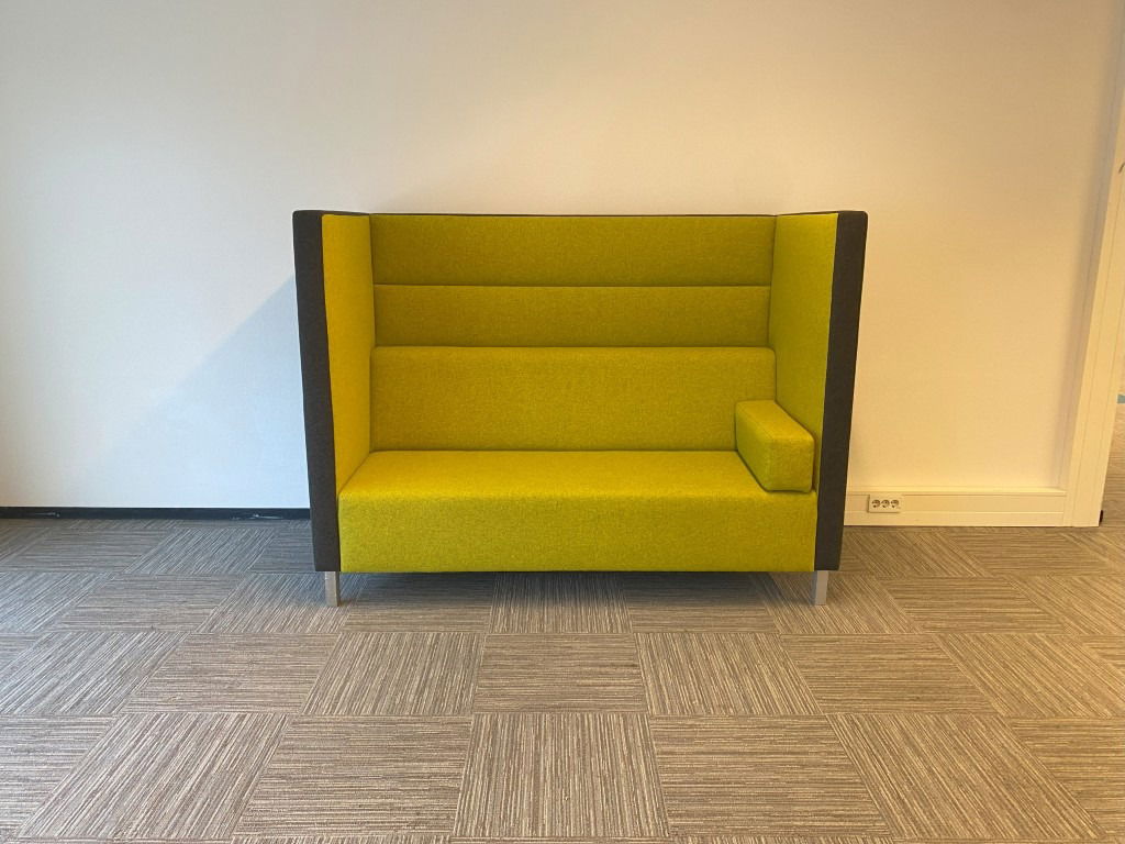 Akoestisch bankstel Ahrend Loungescape - mostergeel/antraciet - Afbeelding 4