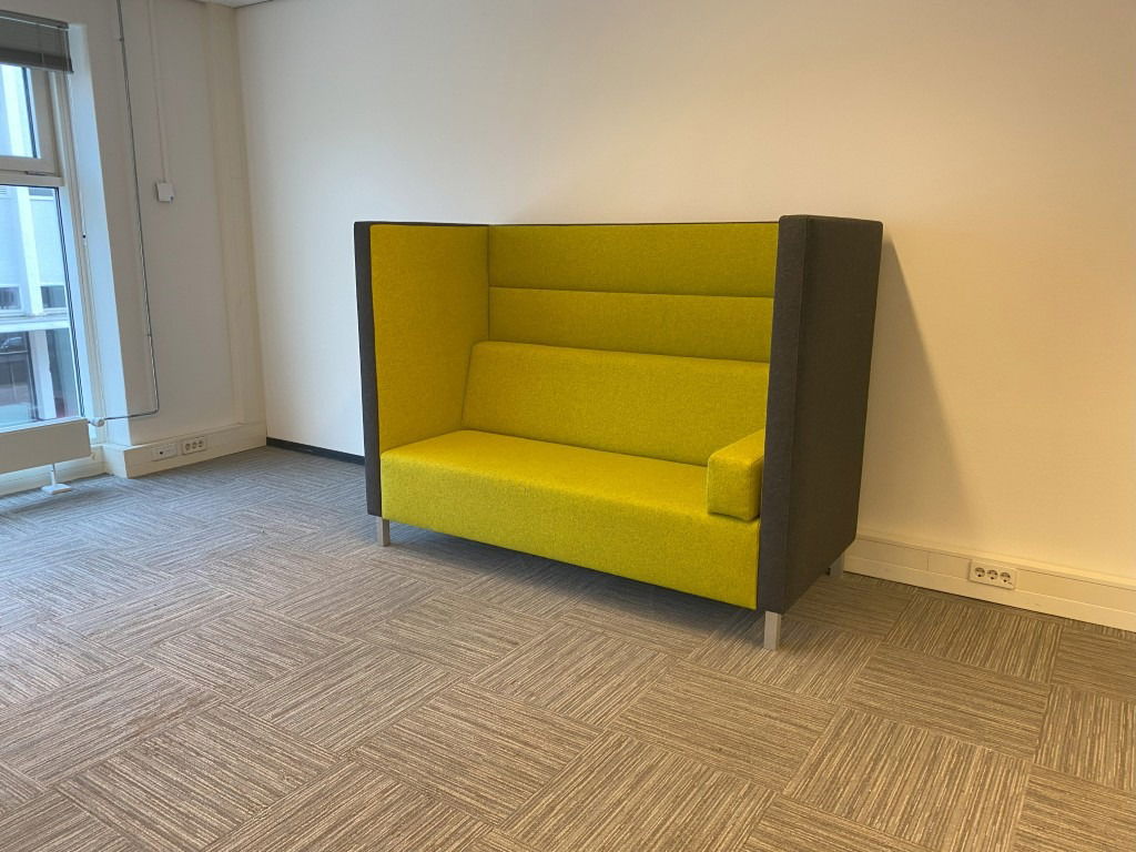 Akoestisch bankstel Ahrend Loungescape - mostergeel/antraciet - Afbeelding 2