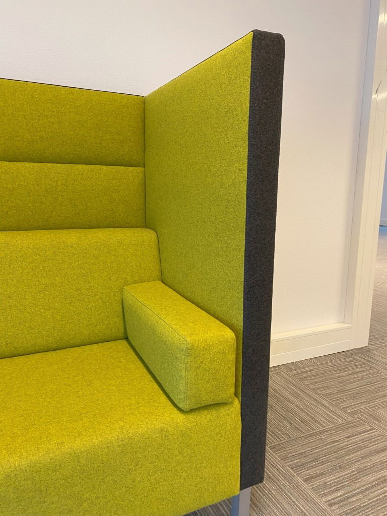 Akoestisch bankstel Ahrend Loungescape - mostergeel/antraciet - Afbeelding 7