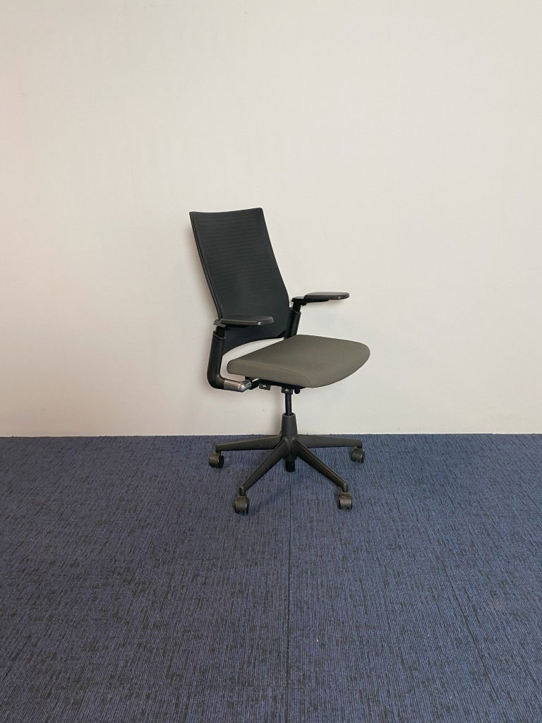 Bureaustoel Ahrend 2020 Extra Verta - antraciet/zwart - Afbeelding 2