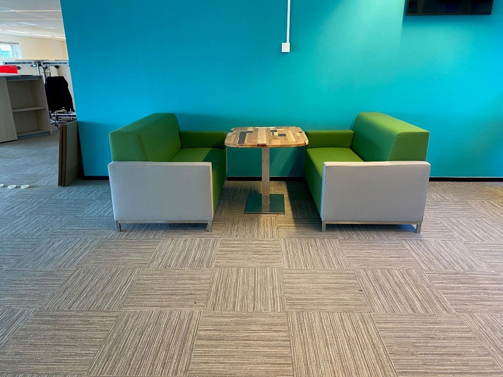 Complete set Ahrend Loungescape - incl. tafel - groen/grijs - Afbeelding 2