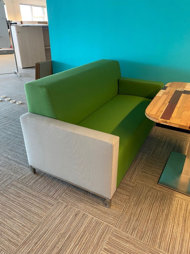 Complete set Ahrend Loungescape - incl. tafel - groen/grijs - Afbeelding 4