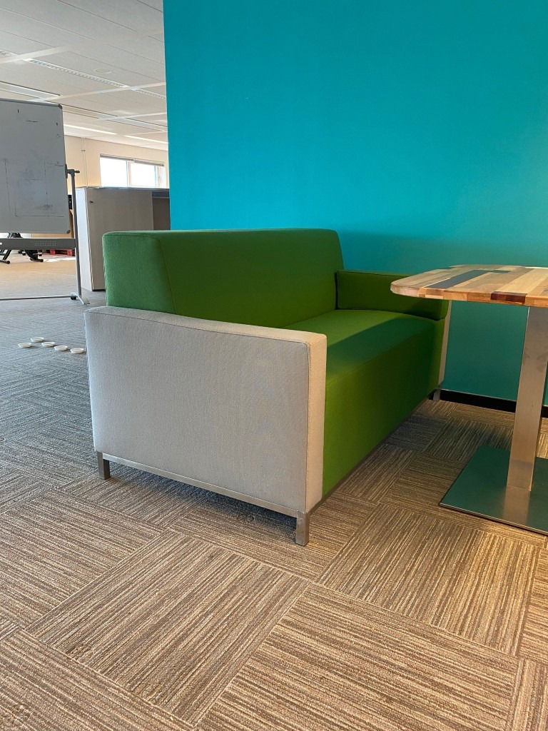 Complete set Ahrend Loungescape - incl. tafel - groen/grijs - Afbeelding 5