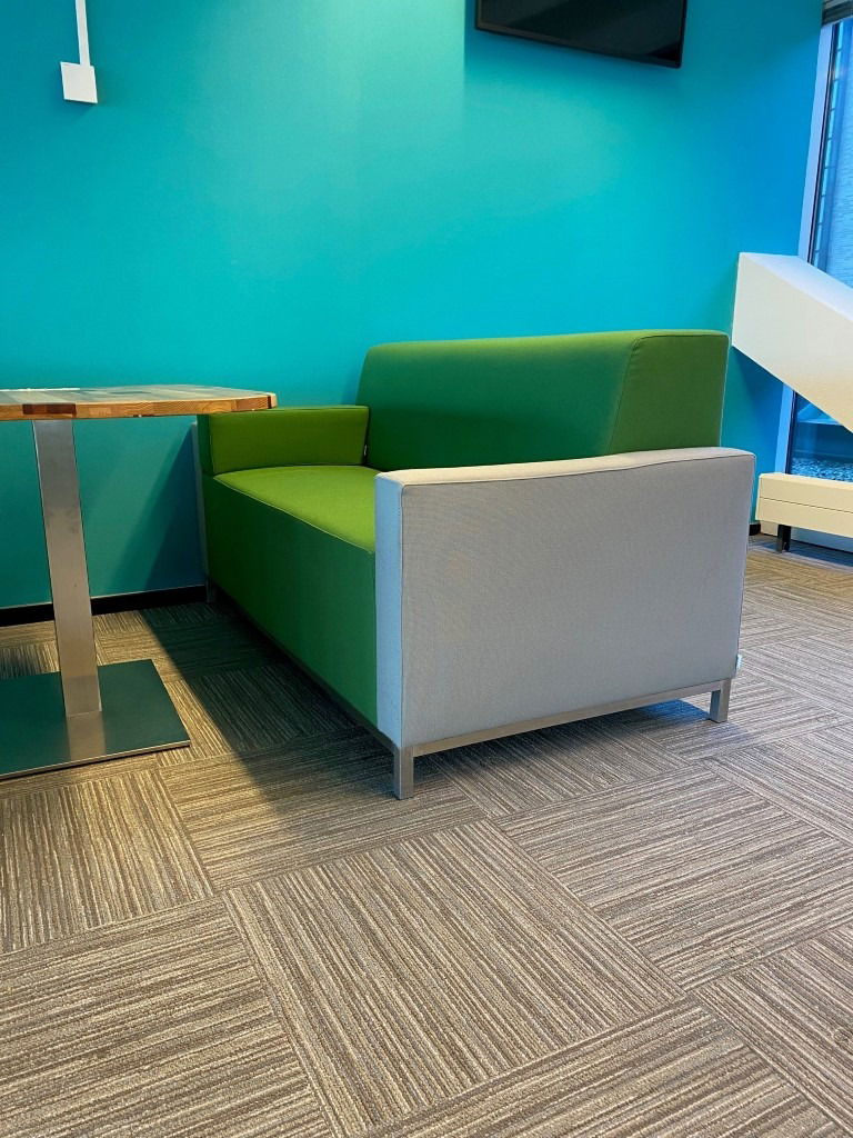 Complete set Ahrend Loungescape - incl. tafel - groen/grijs - Afbeelding 6