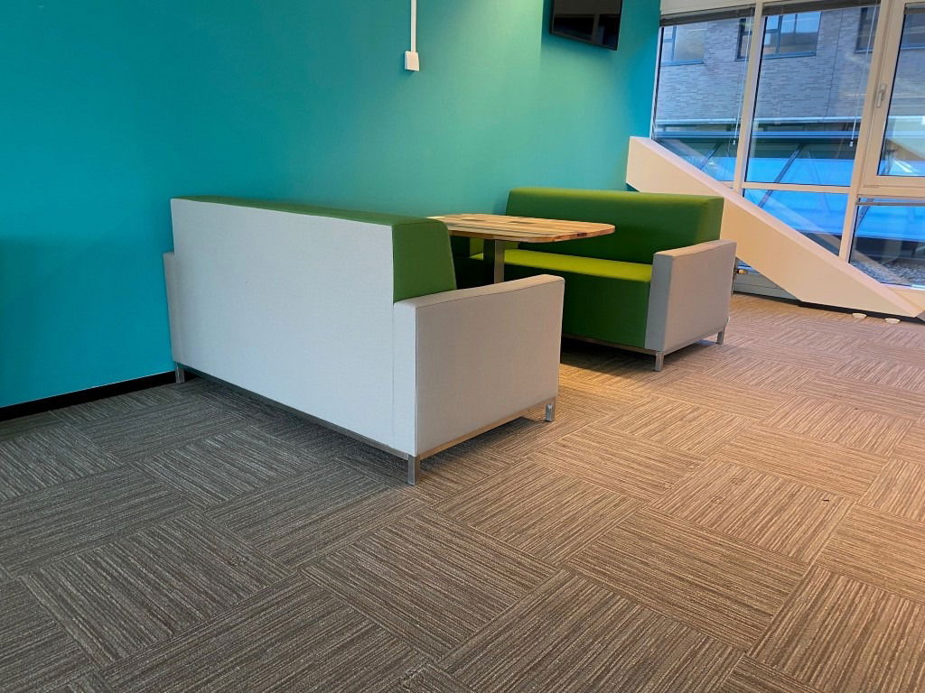 Complete set Ahrend Loungescape - incl. tafel - groen/grijs - Afbeelding 3