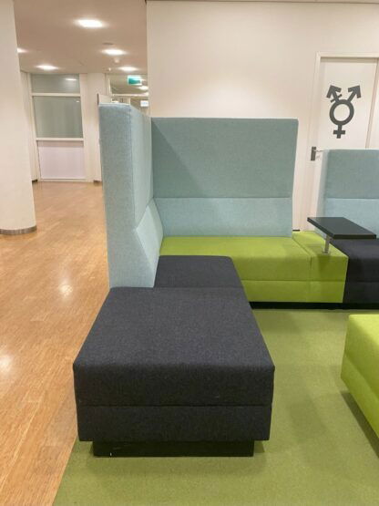 Complete zithoek Casala Palau Bricks, groen/lichtblauw/antraciet - Afbeelding 4