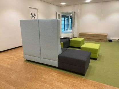 Complete zithoek Casala Palau Bricks, groen/lichtblauw/antraciet - Afbeelding 8