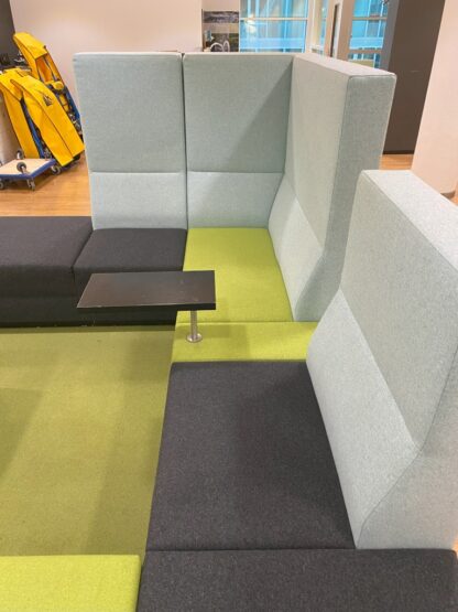 Complete zithoek Casala Palau Bricks, groen/lichtblauw/antraciet - Afbeelding 6