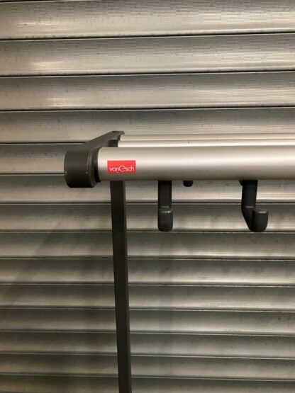 Garderoberek Van Esch Tertio, antraciet/aluminium, H 170 x B 300 x D 40 cm. - Afbeelding 5