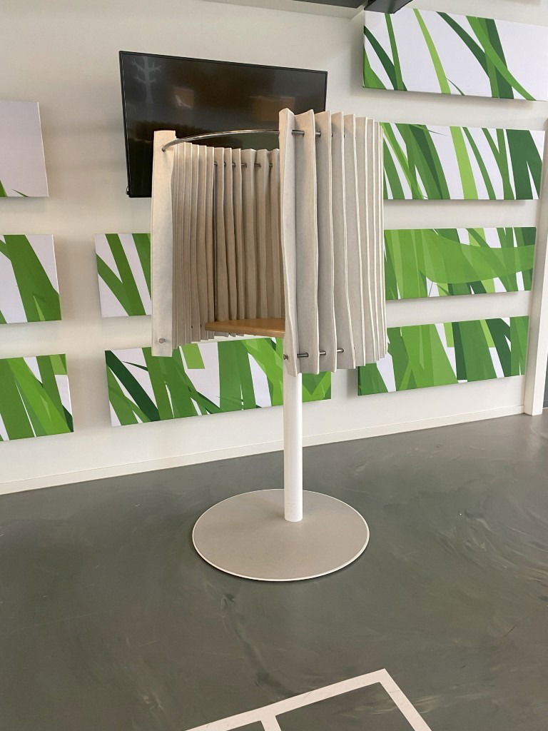 Offecct SmallTalk (akoestisch), wit - H 200 x B 115 x D 105 cm. - Afbeelding 2