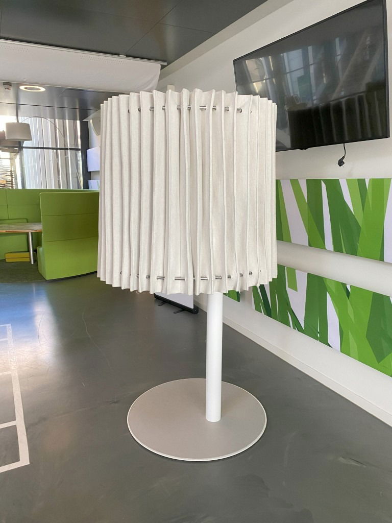 Offecct SmallTalk (akoestisch), wit - H 200 x B 115 x D 105 cm. - Afbeelding 3