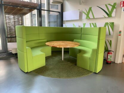 Prachtige ronde akoestische vergaderset Ahrend Loungescape - groen - Afbeelding 2