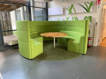 Prachtige ronde akoestische vergaderset Ahrend Loungescape - groen - Afbeelding 3
