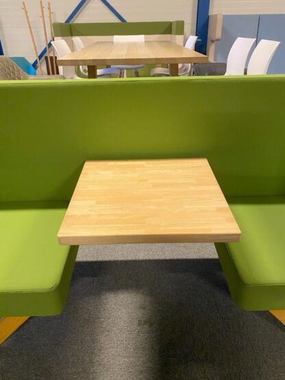TOOaPICNIC Hide 110 zitje incl. tafel, groene stof – Naturel Oak hout - Afbeelding 6