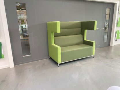 Treinbank Ahrend Loungescape (akoestisch), groen/lichtgroen, H 142 x B 160 x D 86 cm. - Afbeelding 2