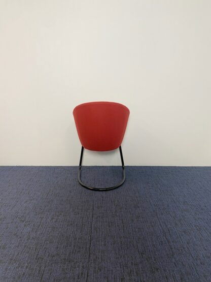 Vergaderstoel Artifort Megan (design), rood, zwart onderstel - Afbeelding 5