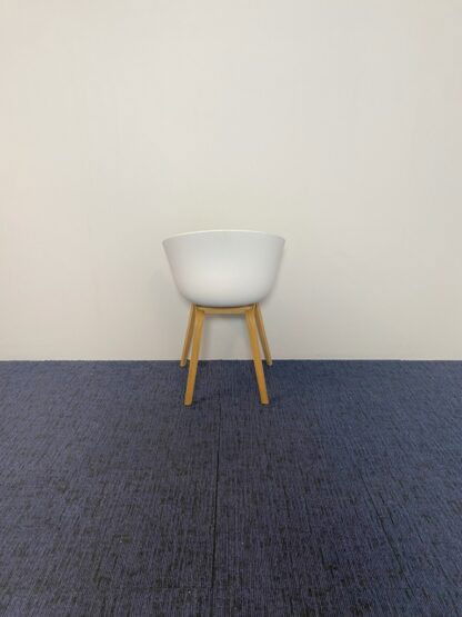 Vergaderstoel HAY About A Chair 'AAC' 22 - groen/wit, eiken onderstel - Afbeelding 5