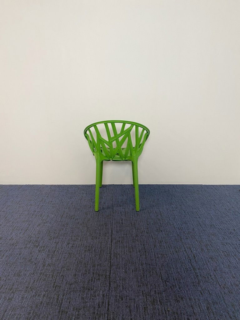 Vergaderstoel Vitra Vegetal (stapelbaar), kunststof, groen - Afbeelding 5