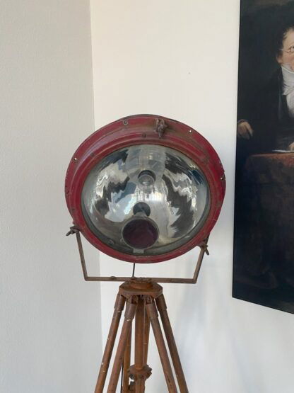 Vintage industriële staande vloerlamp - hoogte 190 cm. - Afbeelding 3