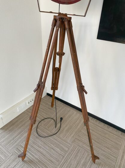 Vintage industriële staande vloerlamp - hoogte 190 cm. - Afbeelding 4