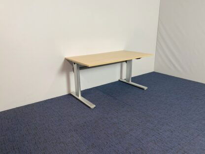 Zit/sta bureau Actiforce (elektrisch), ahorn blad, aluminium onderstel, 140 x 80 cm. - Afbeelding 5