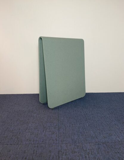 Akoestische scheidingswand Glimakra Alp, blauw/groen, H 148 x B 118 x D 40 cm.
