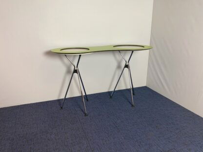 Statafel Sedus Meet Table Over Easy - groen/wit, chroom frame - Afbeelding 3