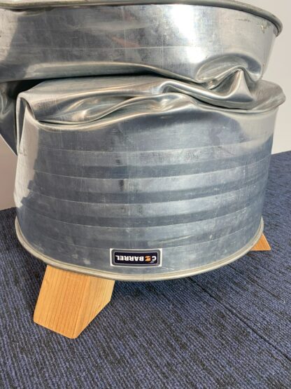 Bijzettafel C-Barrel, aluminium/eiken - Afbeelding 4
