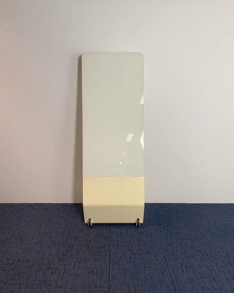 Glazen whiteboard Abstracta Sense, wit/ahorn - Afbeelding 3