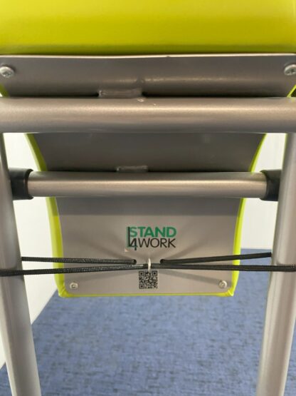 Stand4Work Stahulp & leunstoel, groen/aluminium - Afbeelding 4