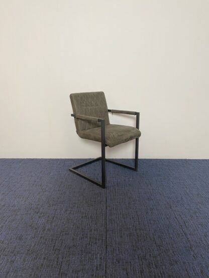 Vergaderstoel Trendline Guild, antraciet, zwart frame - Afbeelding 2