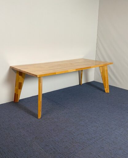 Vergadertafel, 210 x 100 cm. - hoogte 76,5 cm. - Afbeelding 5